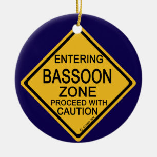 Entering Bassoon Zone Ceramic Ornament