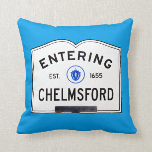 Entering Chelmsford Throw Pillow