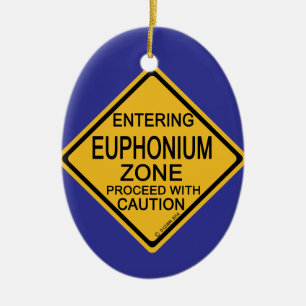 Entering Euphonium Zone Ceramic Ornament