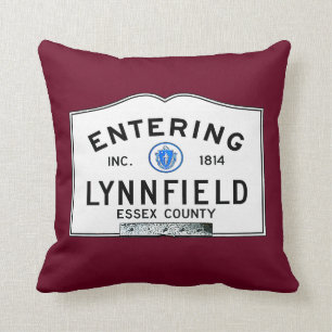 Entering Lynnfield Throw Pillow