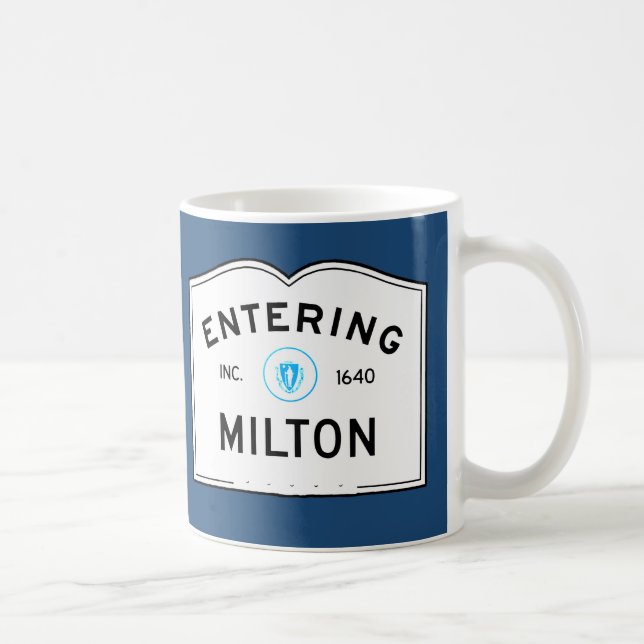 Entering Milton Coffee Mug (Right)