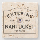 Entering Nantucket Stone Coaster