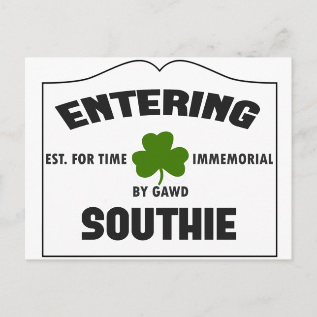 Entering Southie Postcard (Front)