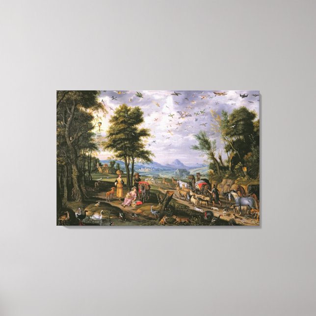 Entering the Ark Canvas Print (Front)
