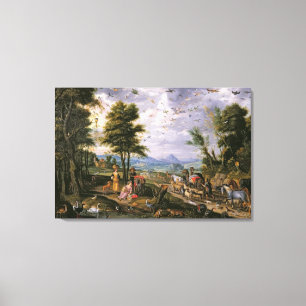 Entering the Ark Canvas Print