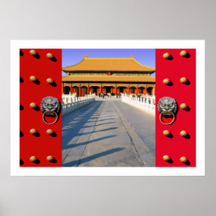Entering the Inner Court of the Forbidden City Poster