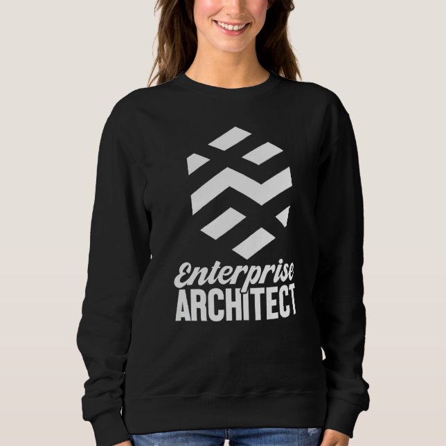 Enterprise Architect Data Digital Science Computer Sweatshirt (Front)