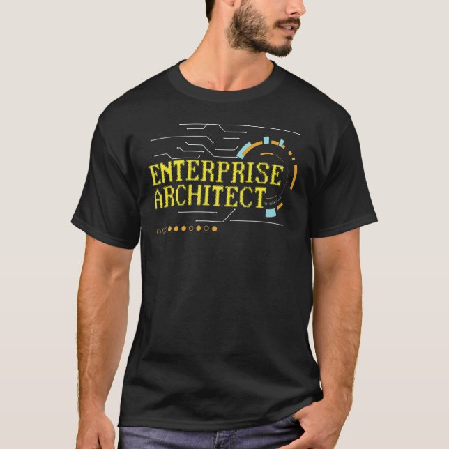 Enterprise Architect Digital Data Science Network  T-Shirt (Front)