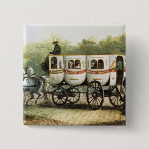 Enterprise Generale des Dames Blanches' 2 Inch Square Button