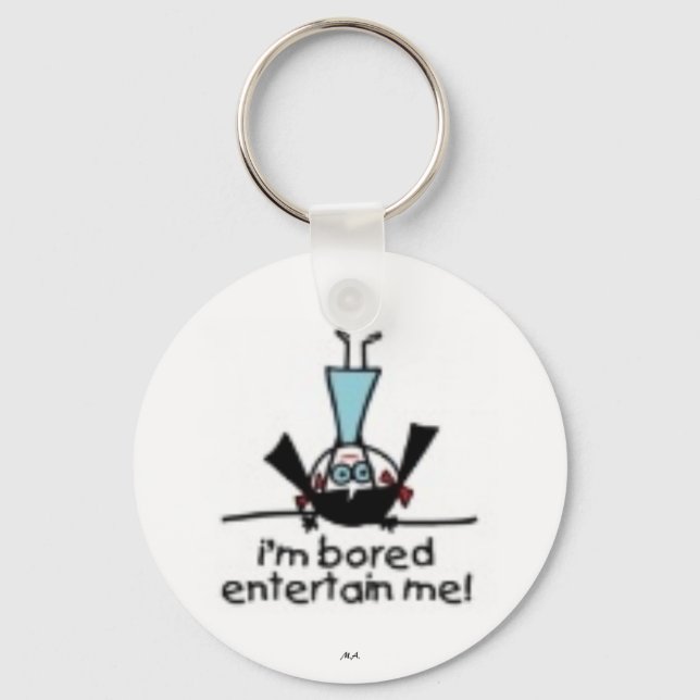Entertain Me Keychain (Front)