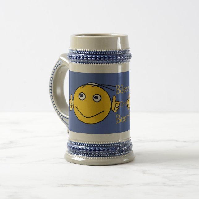 Entertainment Fun Bless this beer mug! Stein (Front Left)