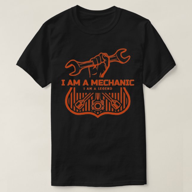 Enthausiastic Car Mechanic Birthday Gift  T-Shirt (Design Front)
