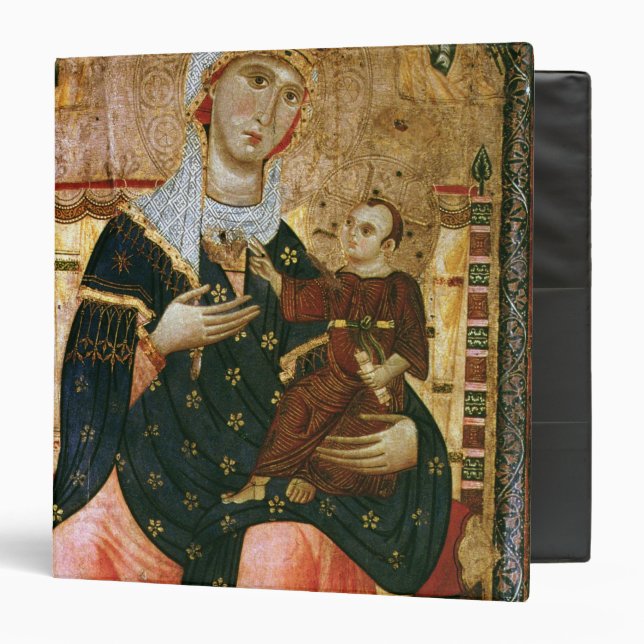 Enthroned Madonna and Child, c.1260 Binder (Front/Inside)