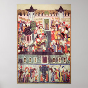 Enthronement of Suleyman the Magnificent Poster