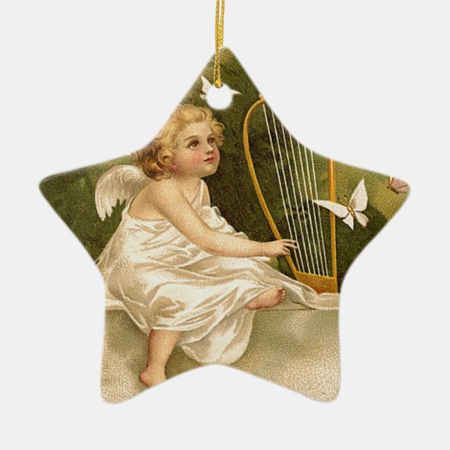 Enthusiasm for Life Ceramic Ornament (Front)
