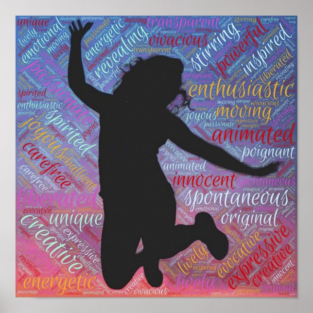 Enthusiasm Inspiration Motivational Poster (Front)