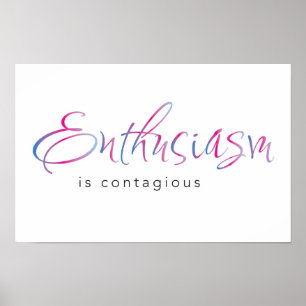 Enthusiasm poster
