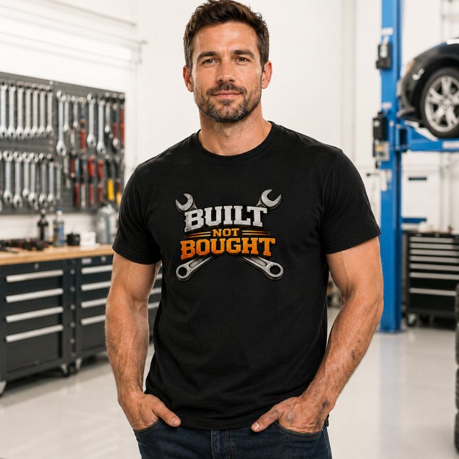 Enthusiast Garage Tee | Built Not Bought Mechanic  (Creator Uploaded)