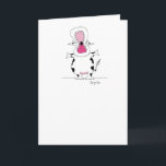 ENTHUSIASTIC COW CARD<br><div class="desc">An exuberant cow expresses loud birthday wishes.</div>