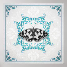 Entimologiste du poster Papillon