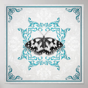 Entimologiste du poster Papillon