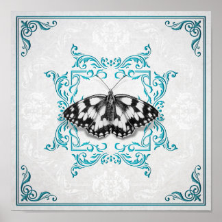 Entimologiste du poster Papillon