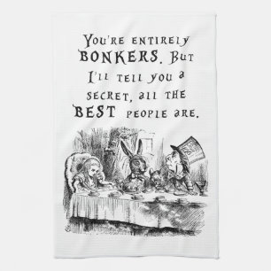entirely bonkers A4 Kitchen Towel