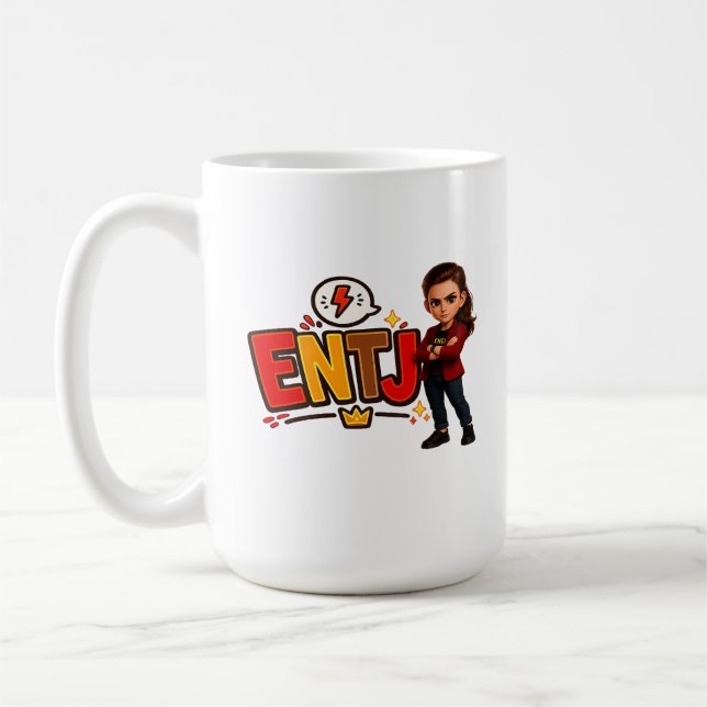 ENTJ — The Visionary Conqueror Coffee Mug (Left)