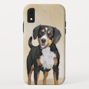 Entlebucher Mountain Dog Painting - Original Art iPhone XR Case