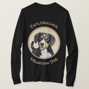 Entlebucher Mountain Dog Painting - Original Art T-Shirt