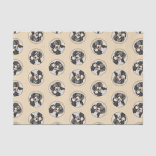 Entlebucher Mountain Dog Painting Original Dog Art Tissue Paper