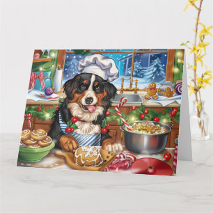 Entlebucher Mountain Holiday Baking: Festive Card