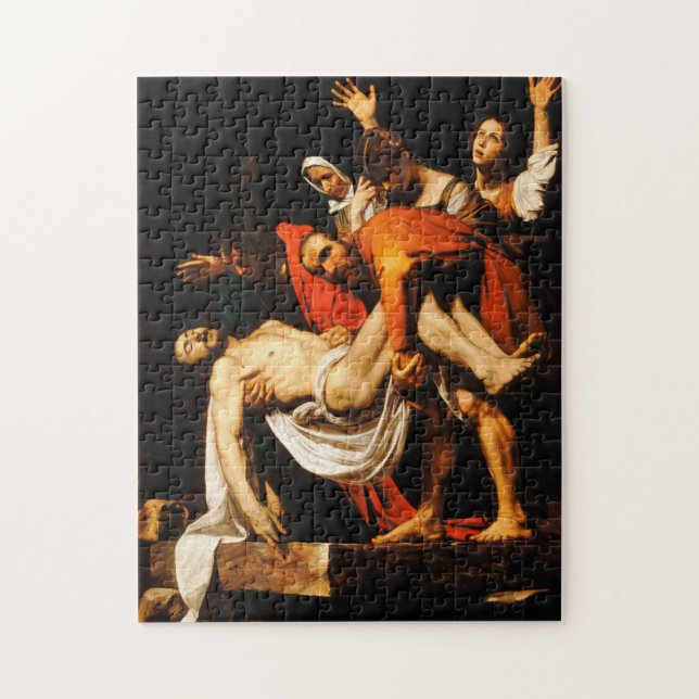 Entombment of Christ - Caravaggio Jigsaw Puzzle (Vertical)