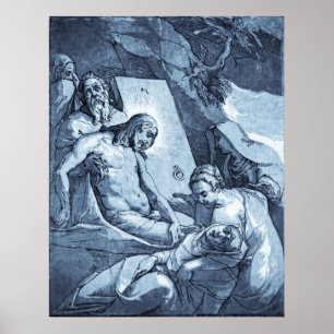 Entombment of Jesus print