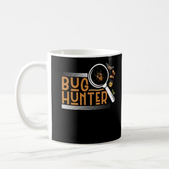 Entomologist Bug Hunter Insects Funny Biologist Coffee Mug (Left)