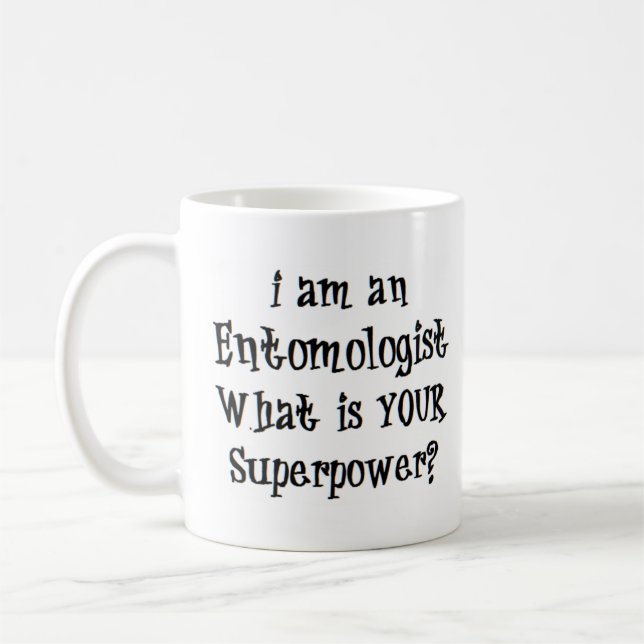 entomologist coffee mug (Left)