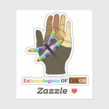 Entomologistes des stickers de vinyle couleur