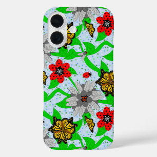 Entomologists Bouquet Throw Blanket iPhone 16 Case