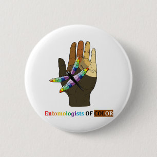 Entomologists of Color logo 2 Inch Round Button