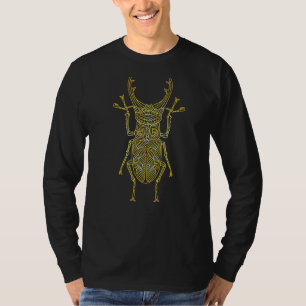 Entomology Golden Bug Beetle & Insect Entomologist T-Shirt