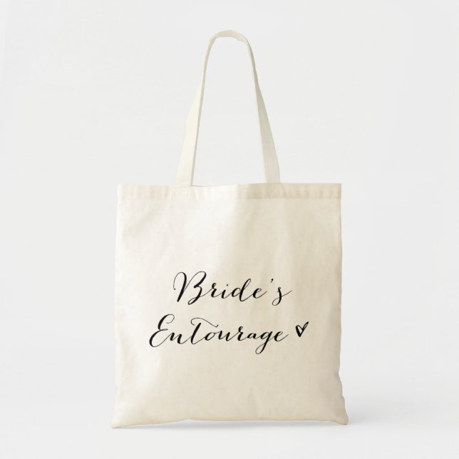 Entourage de la mariée | Sac de calligraphie moder (Devant)