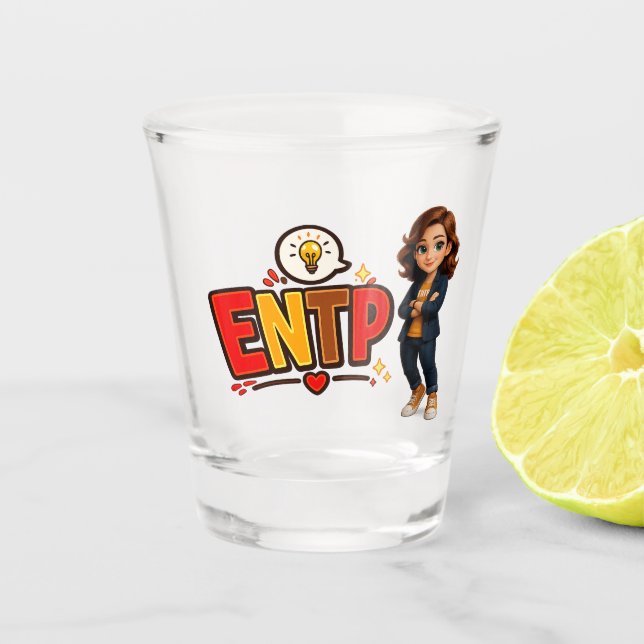 ENTP — The Idea Explorer Shot Glass (Front)