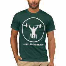 Entraînement à roues - Logo blanc - Vert - T-shirt