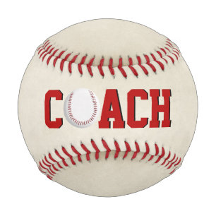 Entraîneur De Baseball Avec Balle