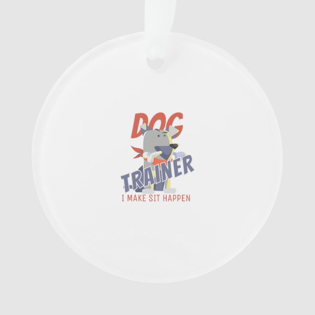 Entraîneur de chien Je fais s'asseoir (devant)