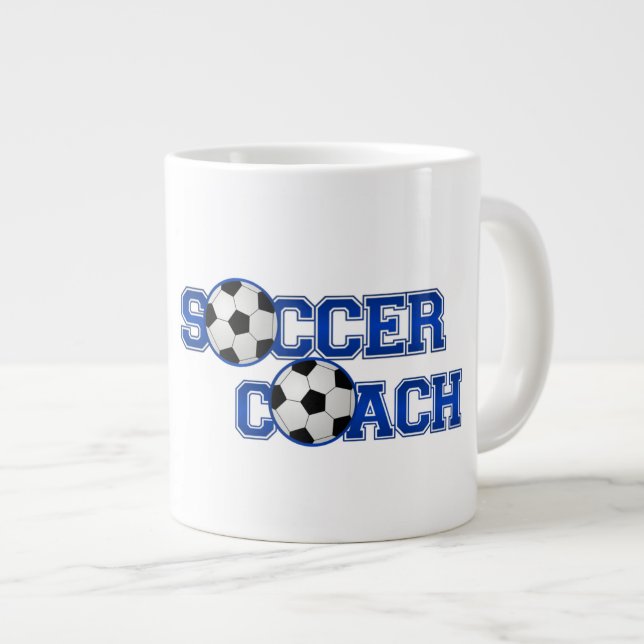 Entraîneur de football Jumbo Mug (Devant droit)