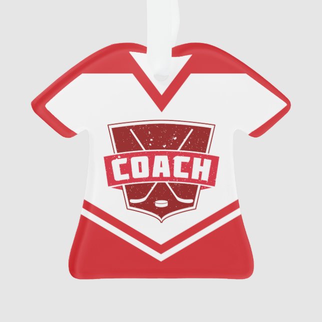 Entraîneur de hockey, Nom et numéro personnalisabl (devant)