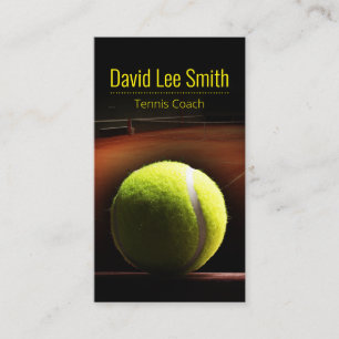 Entraîneur de tennis Carte de visite