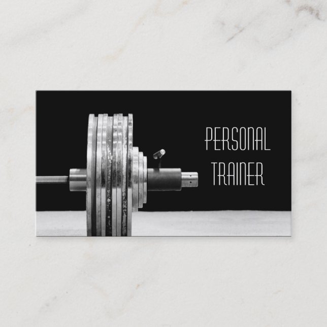 Entraîneur personnel, Carte de visite de remise en (Devant)