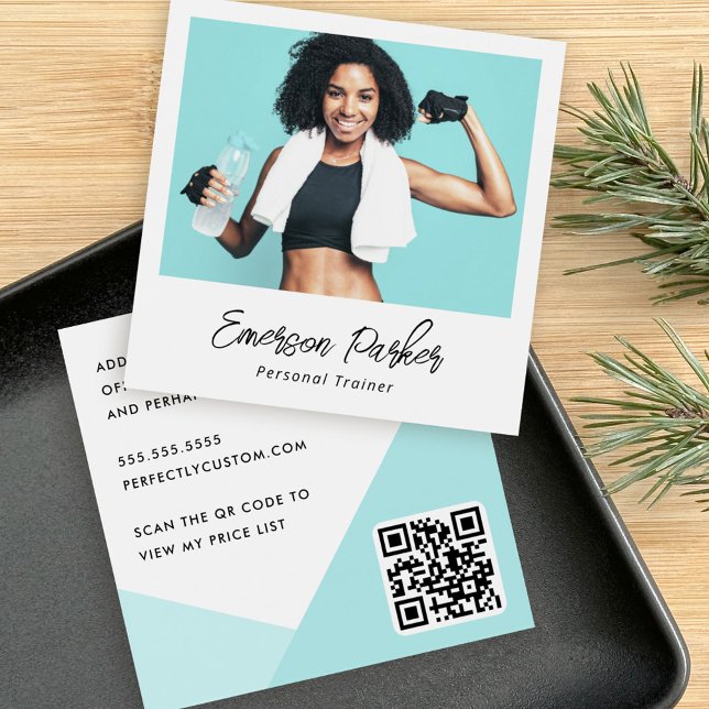 Entraîneur personnel entraîneur de fitness carte d (Créateur téléchargé)